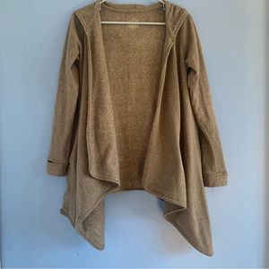 Cuddl Duds Women Fleece Hooded Cardigan Wrap